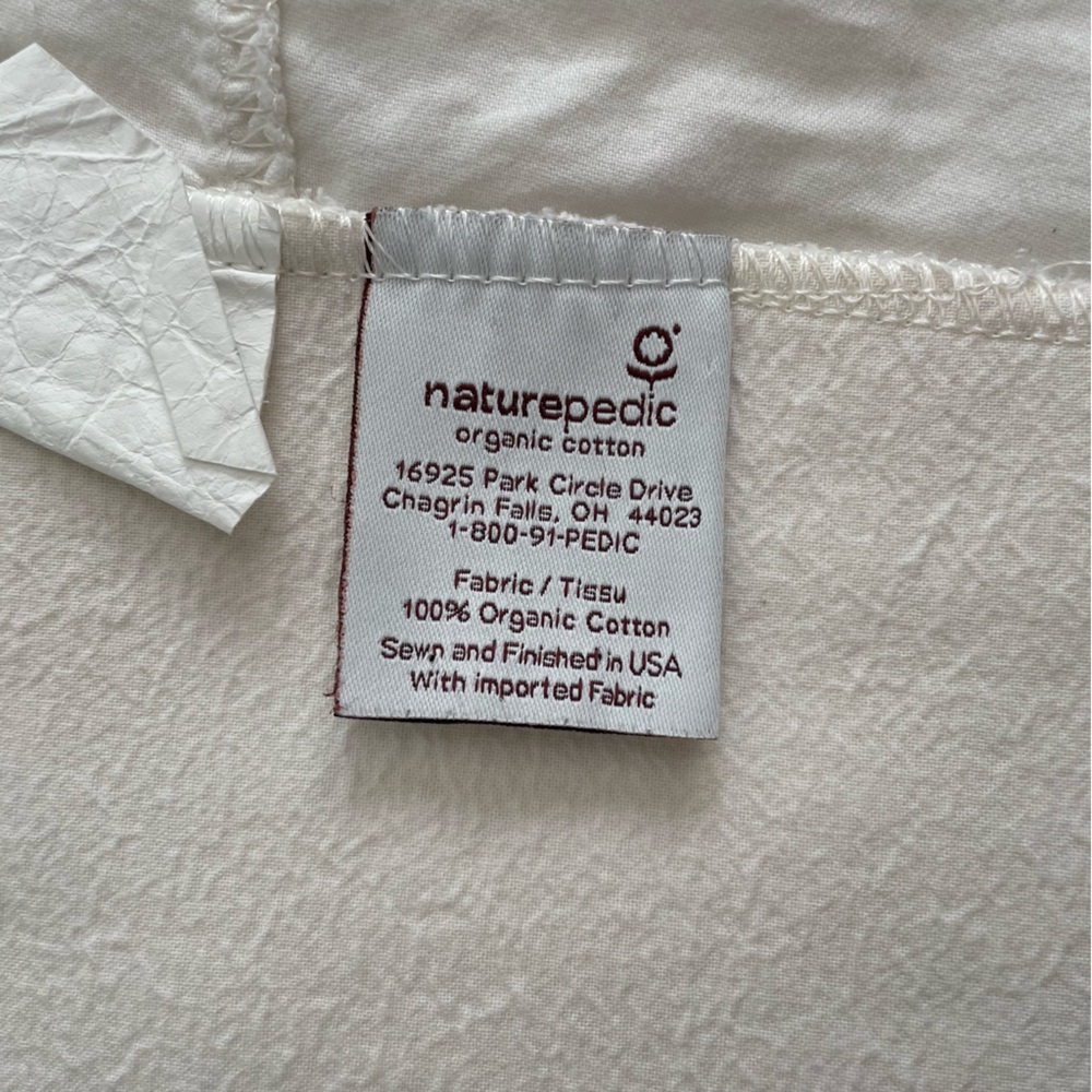 Naturepedic Organic Waterproof Crib Mattress Protector